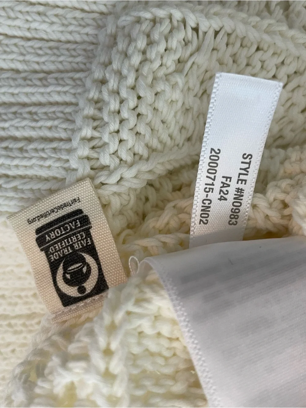 NEW Madewell Crochet Cardigan size M Ivory Cotton Sweater Cottage Boho Coquette
